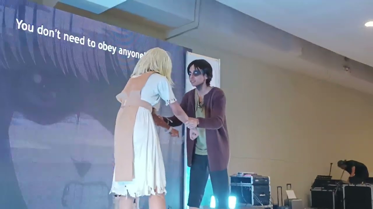 Otaku Expo Tanabata 2023 Duo Cosplay Contest: Eren Yeager and Ymir Fritz, Attack on Titan [進撃の巨人]