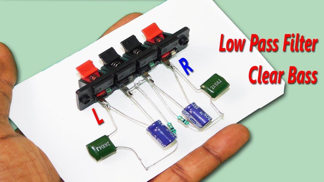 Superb Bass Filter Circuit | Low Pass Filter Without IC & Transistor