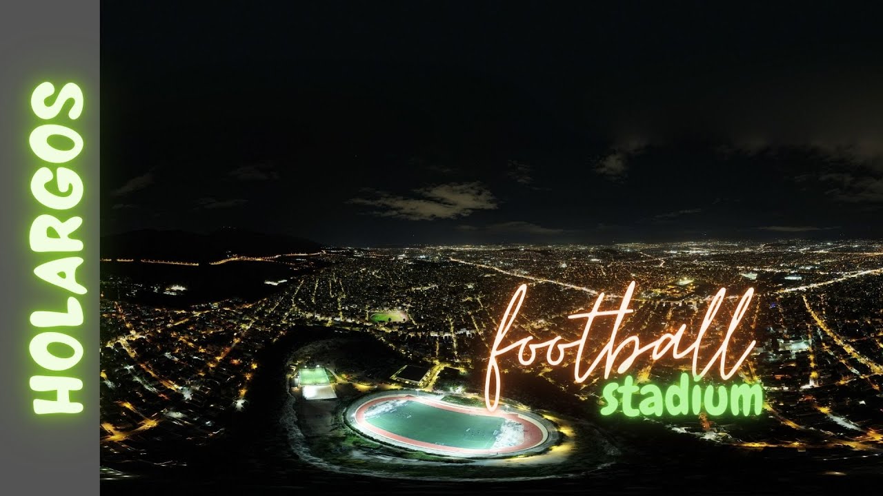 Football stadium 5x5/Holargos city/drone night shots/4k/Γήπεδα ποδοσφαίρου/Χολαργός/Νυχτερινή λήψη