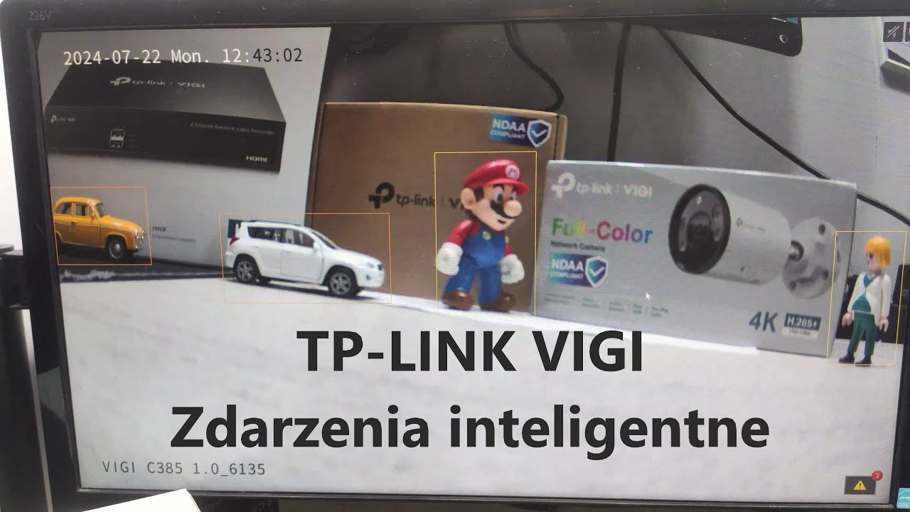 Wydarzenia inteligentne w kamerach TP-LINK VIGI w moim małym laboratorium