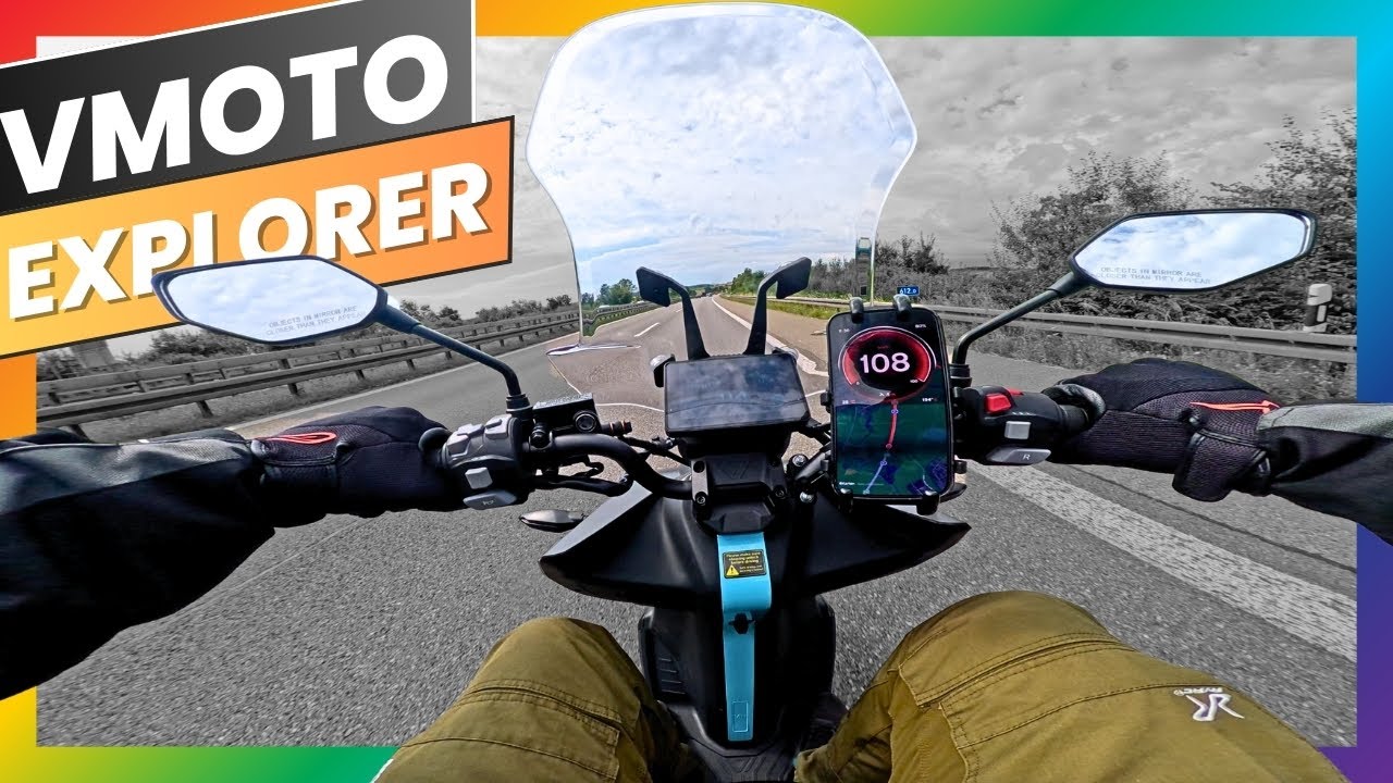 VMOTO CPX Explorer - 108KM/H - ABS 🔥 Stadt - Land - Autobahn 😲 Zu zweit auf der VMOTO CPX Explorer