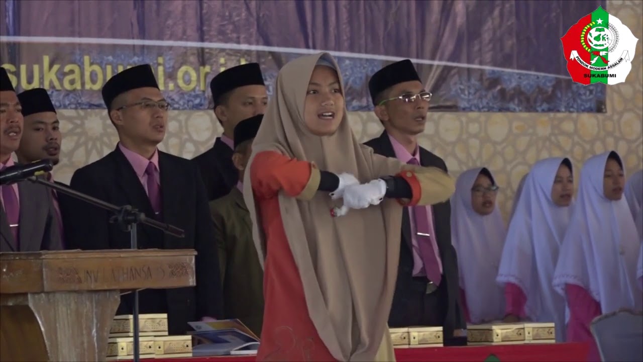 Hymne Oh Pondokku Di Acara Kuliah Umum Kepondokmodernan tahun 2020 Pondok Modern Assalam Putri