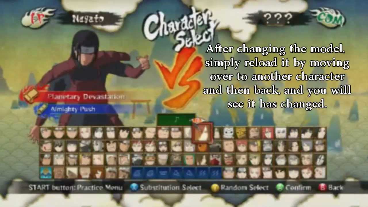 Naruto STORM 3 - Model swapping with Cheat Engine (Faster guide)