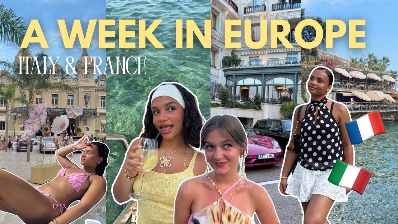 my first trip to Europe ✦ [ visiting Italy & France ] *girls trip made it out the gc*