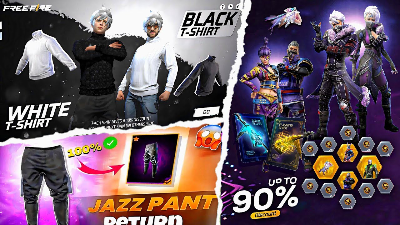 Black Jazz Pant Return 🤯🥳| Exclusive Soul Bundle | Free Fire New Event | Ff New Event | New Event Ff