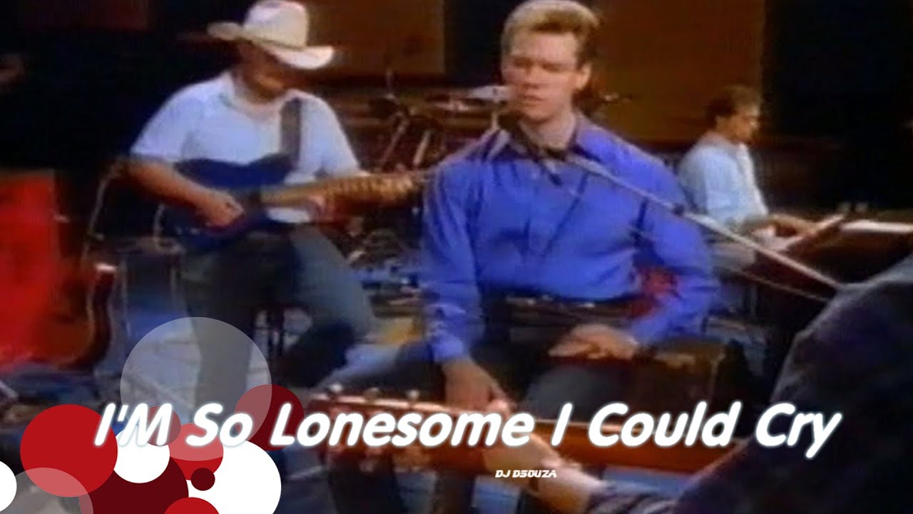 Randy Travis  - I'M So Lonesome I Could Cry (Live 1995)