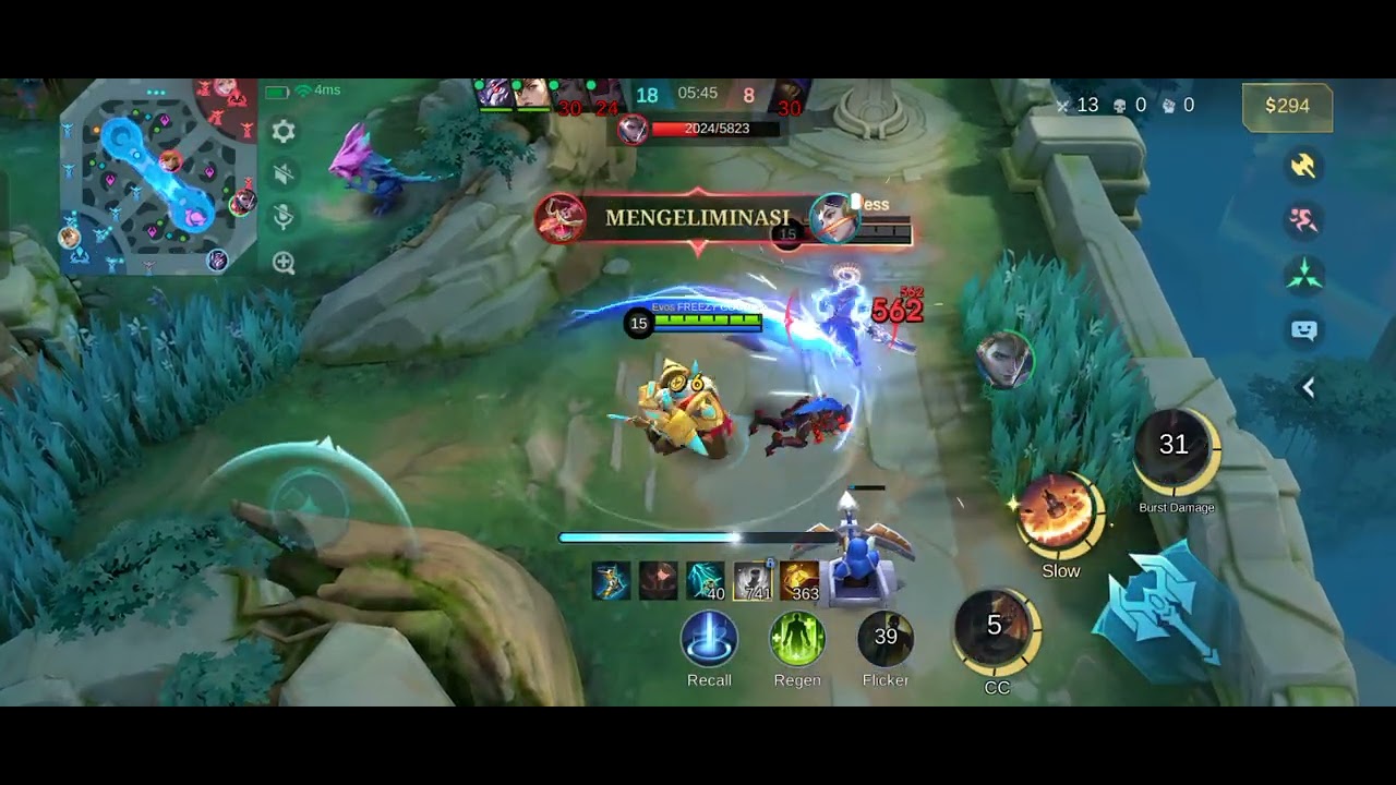 Main mobile legends dlu guys oh ya ini franco build damage yaa