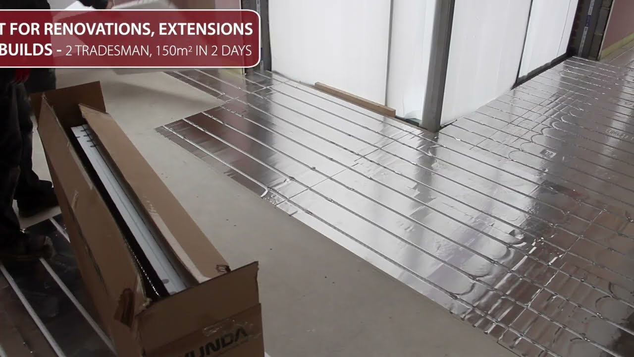 How to Retrofit Underfloor Heating with a Rapid Response Wundafloor – Quick & Easy