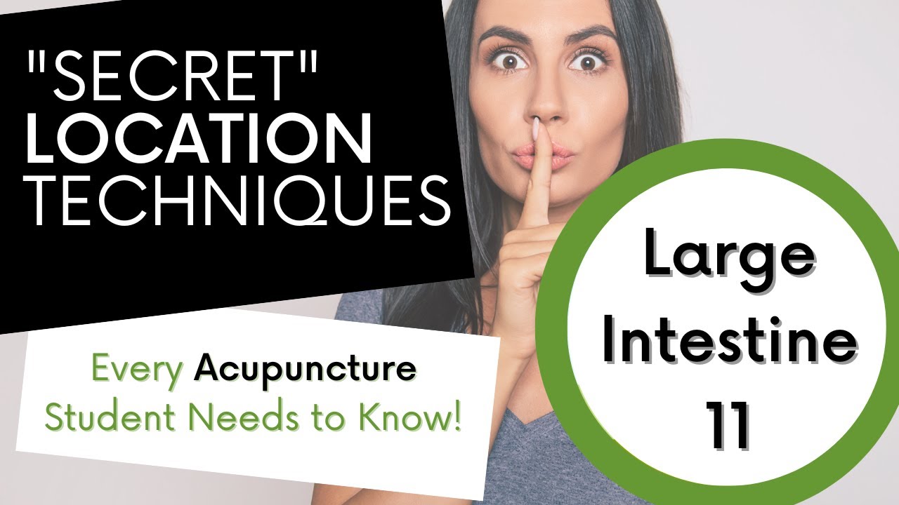 Secret Acupuncture Location for Large Intestine 11