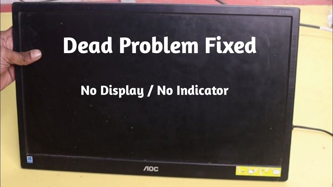 Dead AOC Monitor Repairing Full Guide in Hindi || AOC Monitor Power Supply Problem