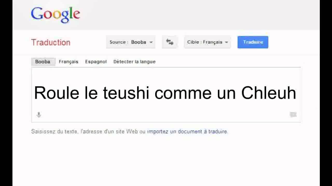 Wesh Morray de Booba avec la voix de Google Traduction !