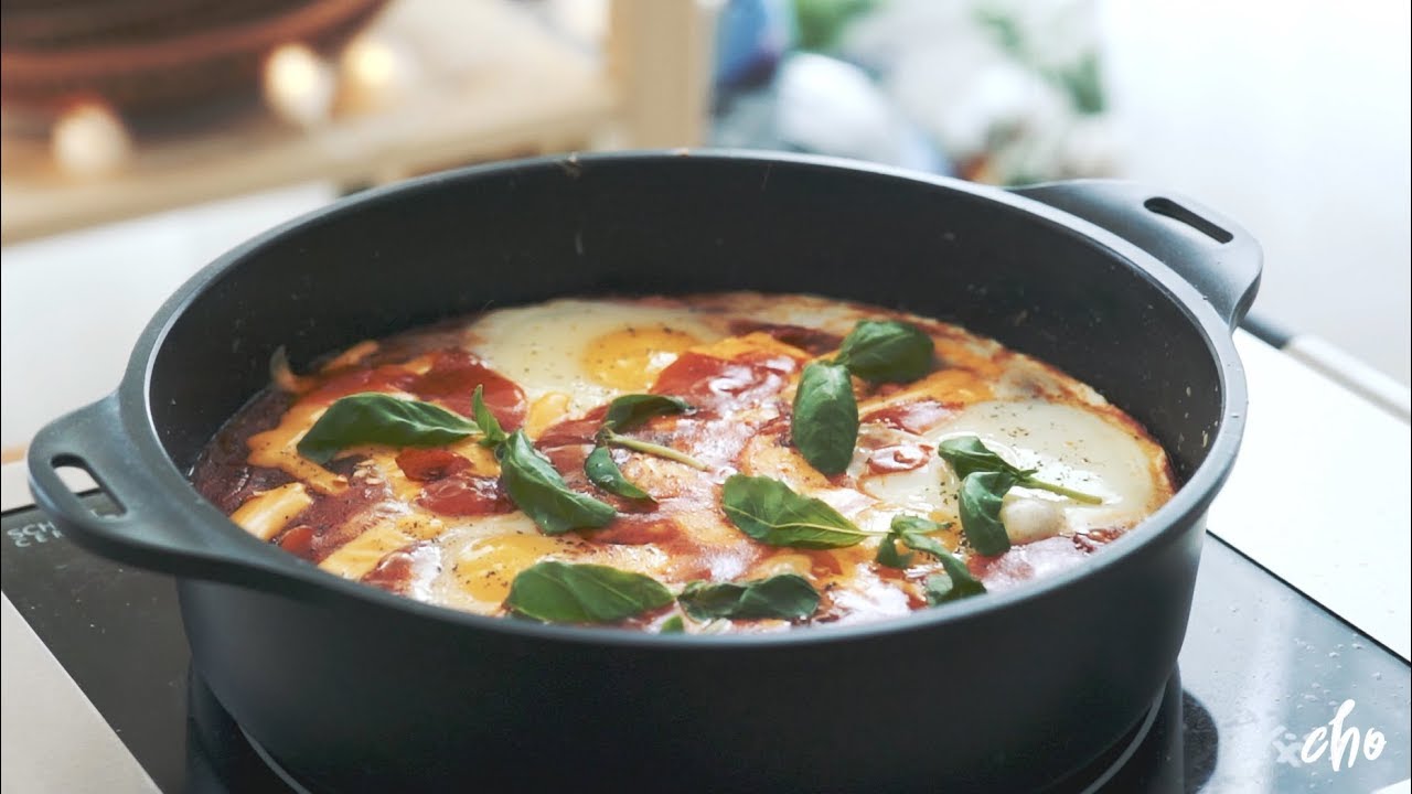 [MUSIC] EGGS IN HELL🍳🔥 / Shakshuka~* : Cho's daily cook