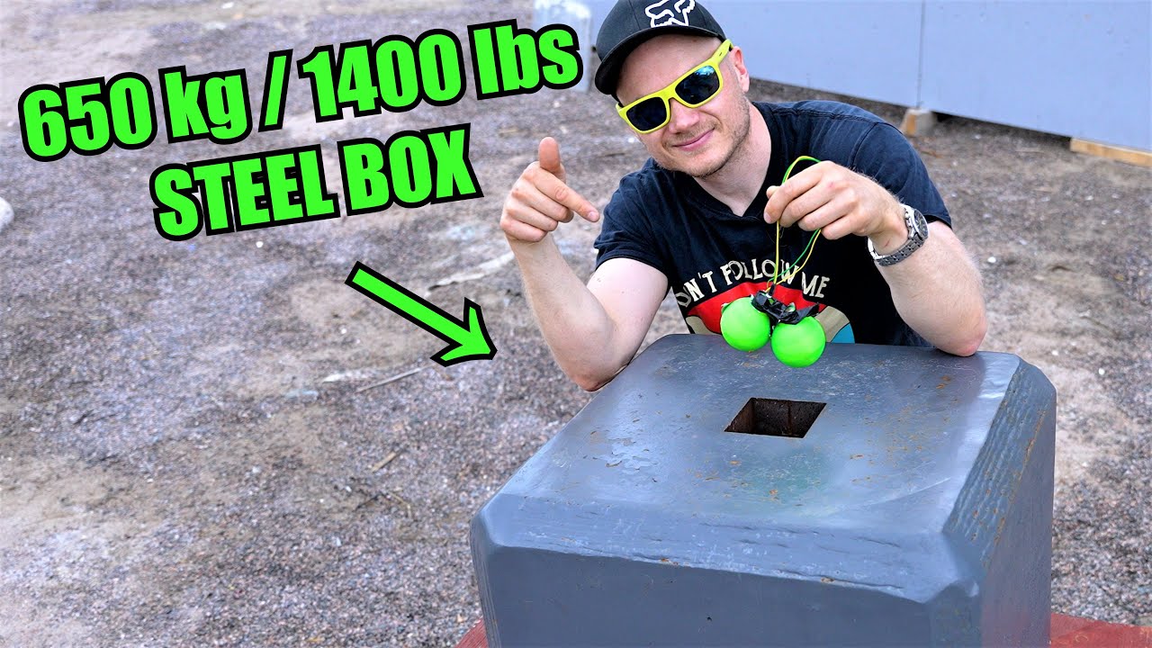 We Exploded Blast Proof Steel Box! How Many Grenades did it Take?