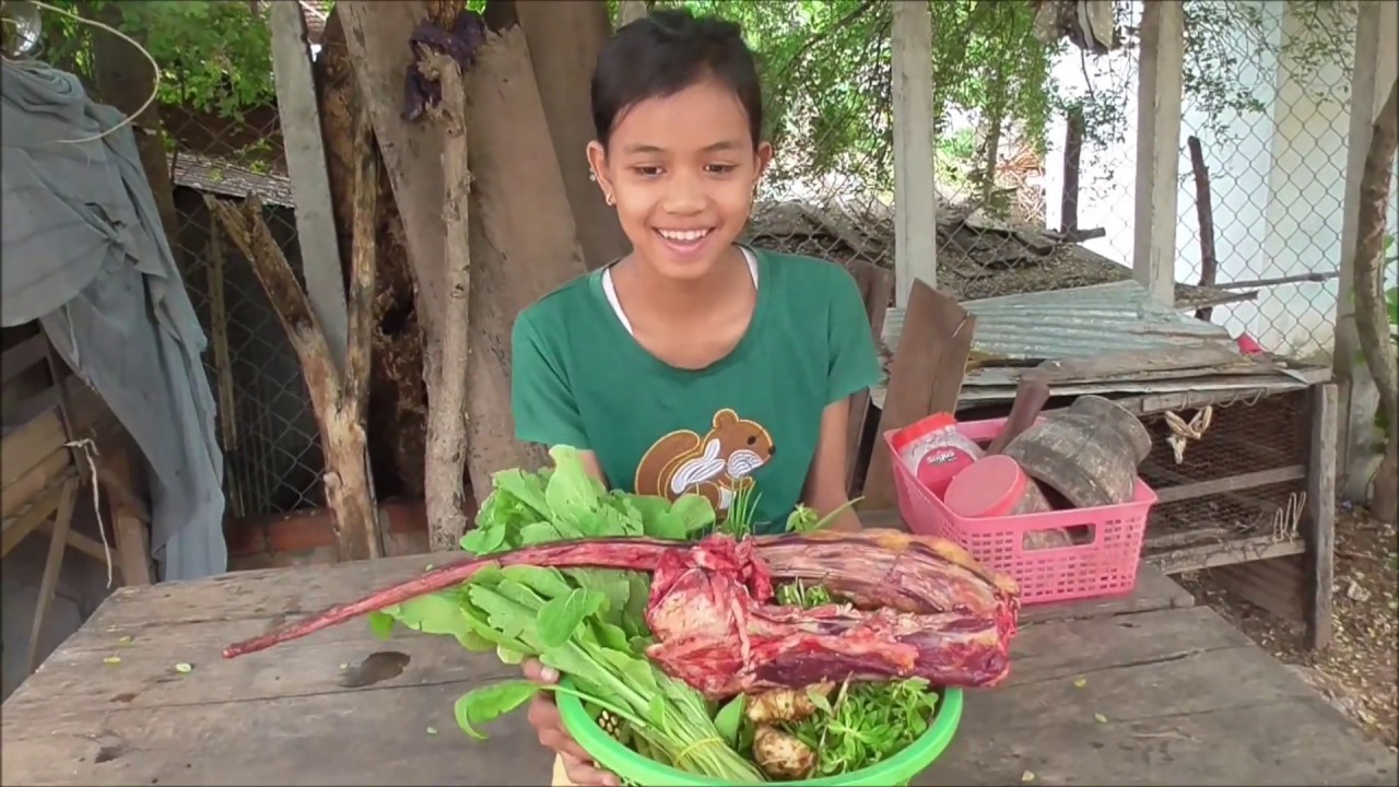 カンボジア風牛テールスープの作り方