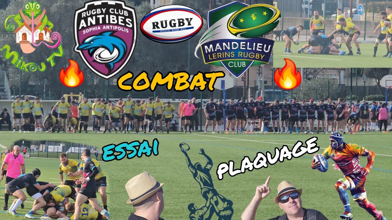 ANTIBES VS MANDELIEU RUGBY R2 (1 mars 2026)