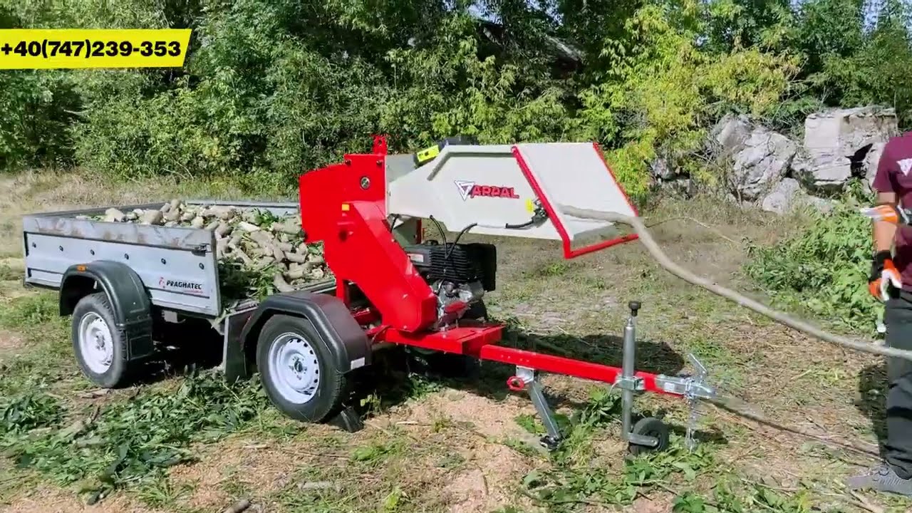 Tocator de crengi ARPAL AM-120BD PRO | Wood Chipper ARPAL AM-120BD PRO | Uniteh PRO