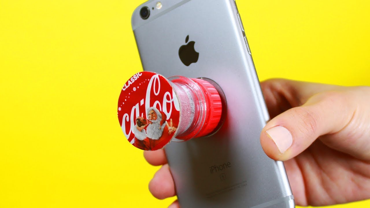 DIY POPSOCKET OUT OF PLASTIC BOTTLE