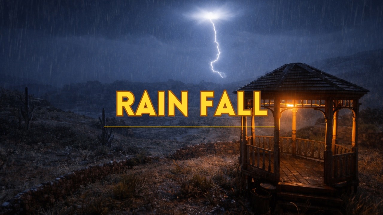 Dark Storm Ambience – Heavy Rain & Thunder for Deep Focus