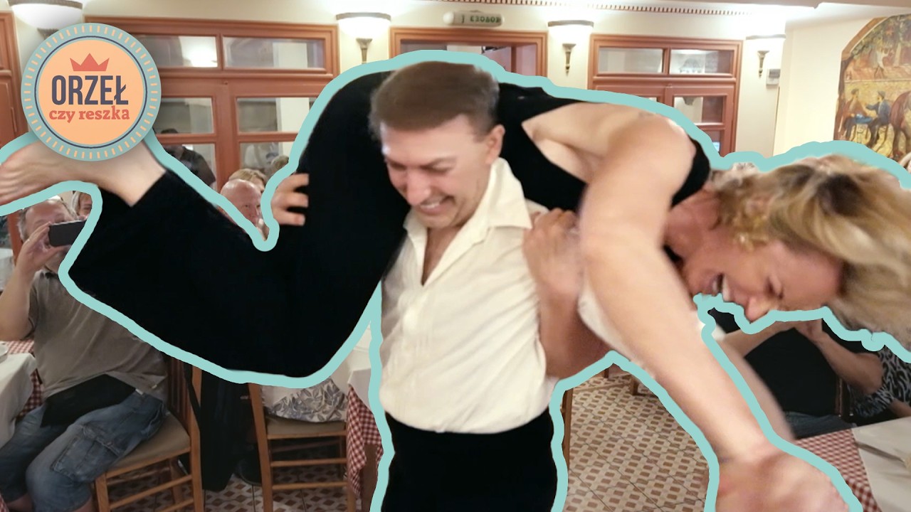 Paulina Smaszcz latała w greckiej restauracji pod sufitem ❗😂 | Orzeł czy reszka #shorts