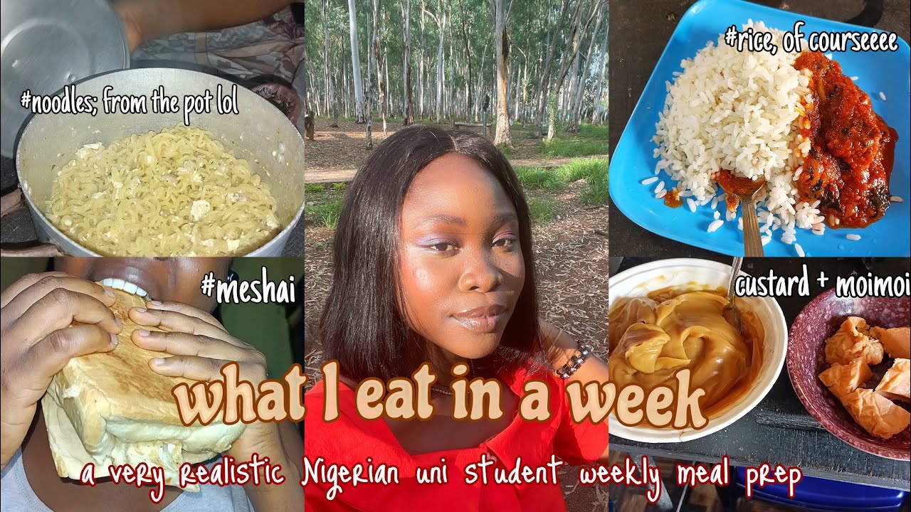 *Realistic* what I eat in a week at the University of Nigeria | Naija student meals #whatieatinaweek