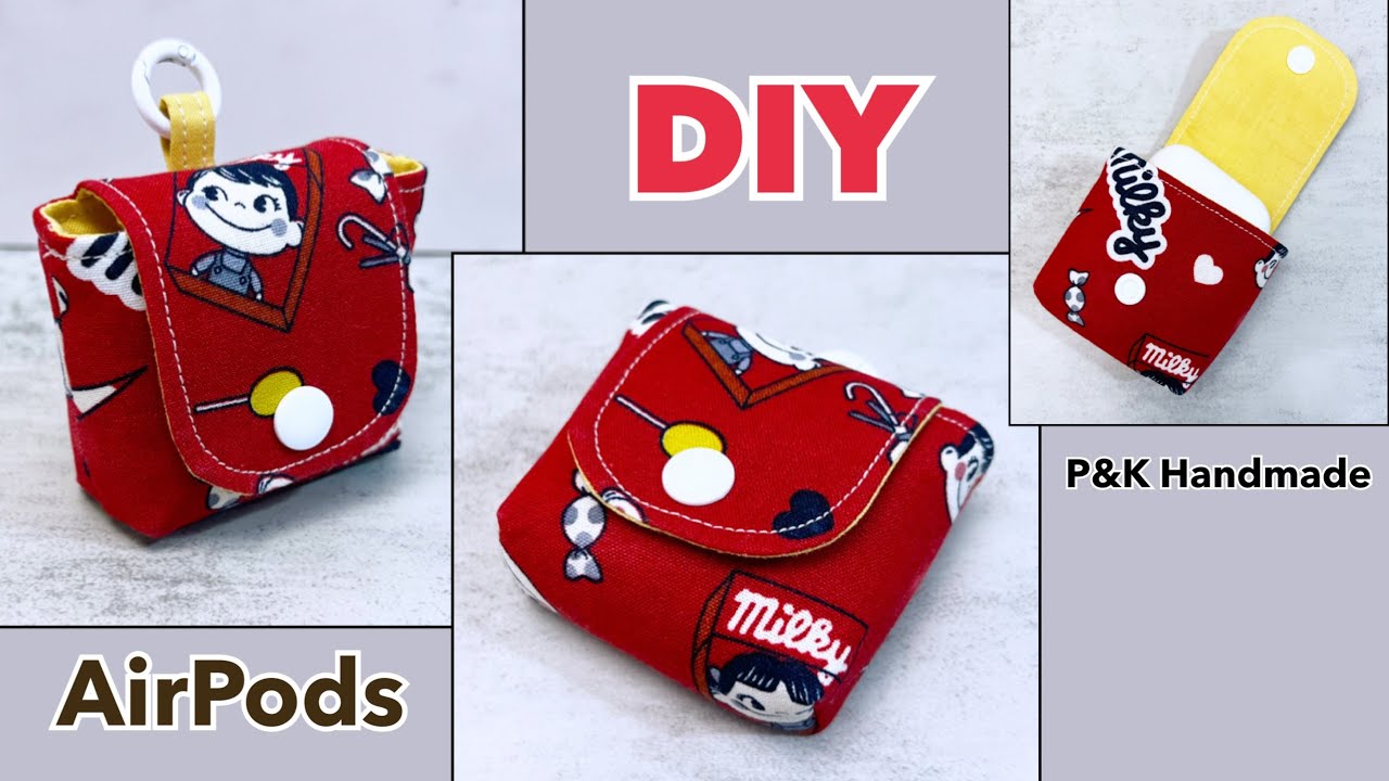 Easy To Make! How to Make A Case For AirPods | Diy Mini Pouch |