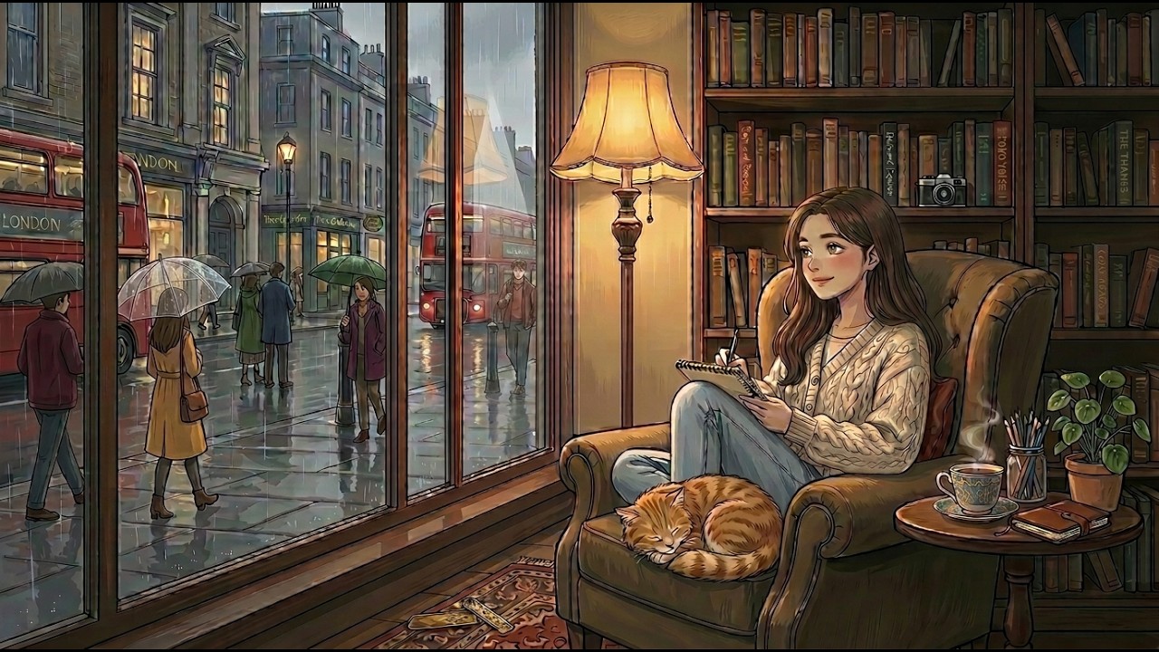Lofi Jazz Piano ☕ | Reading Music, Study Focus, Calm Instrumental Chill Mix