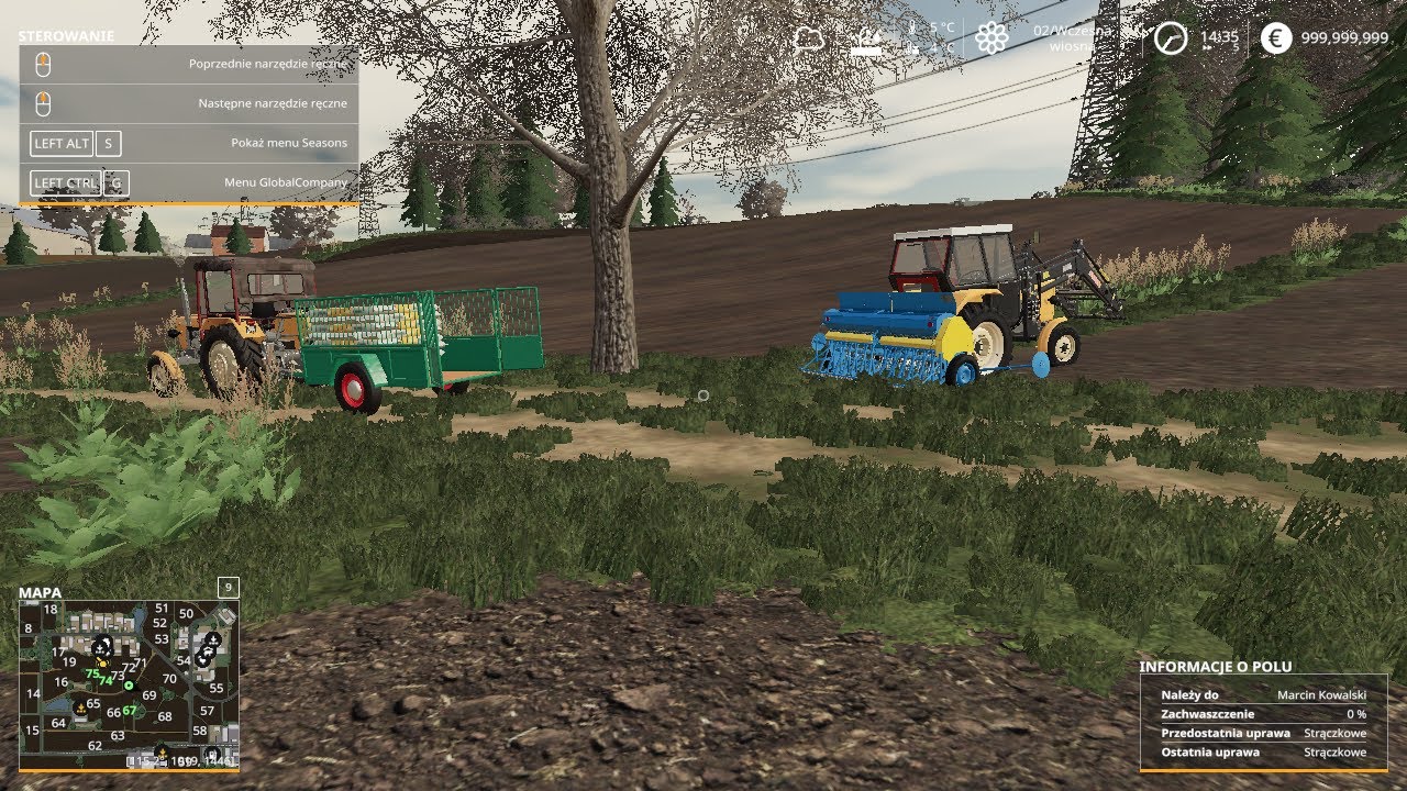 Farming Simulator 19 na koloni #3 siewy. cz.1