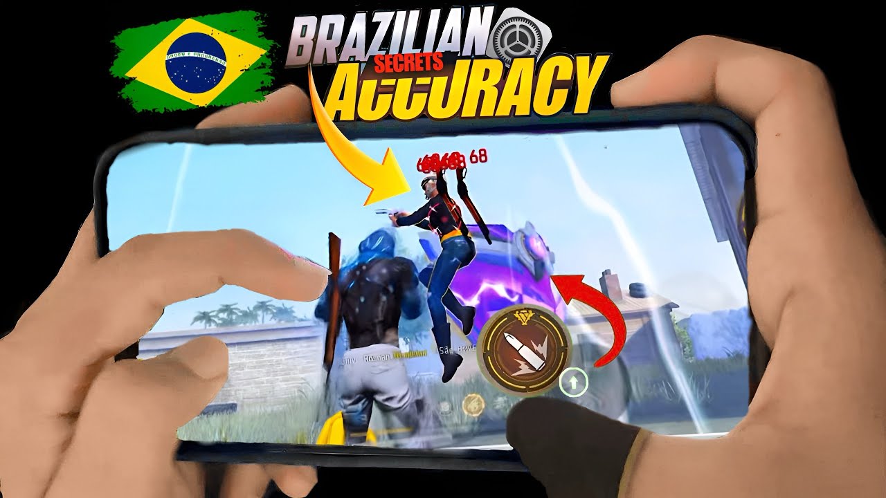 BRAZILIAN🇧🇷 ACCURACY🔥💀NO RECOIL SENSI+ SENSITIVITY+FIRE BUTTON SIZE🥶😱 FOR ALL DEVICE 📱