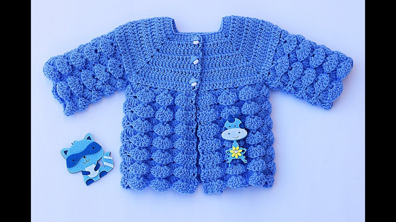 Baby jersey to crochet very easy Majovelcrochet #crochet