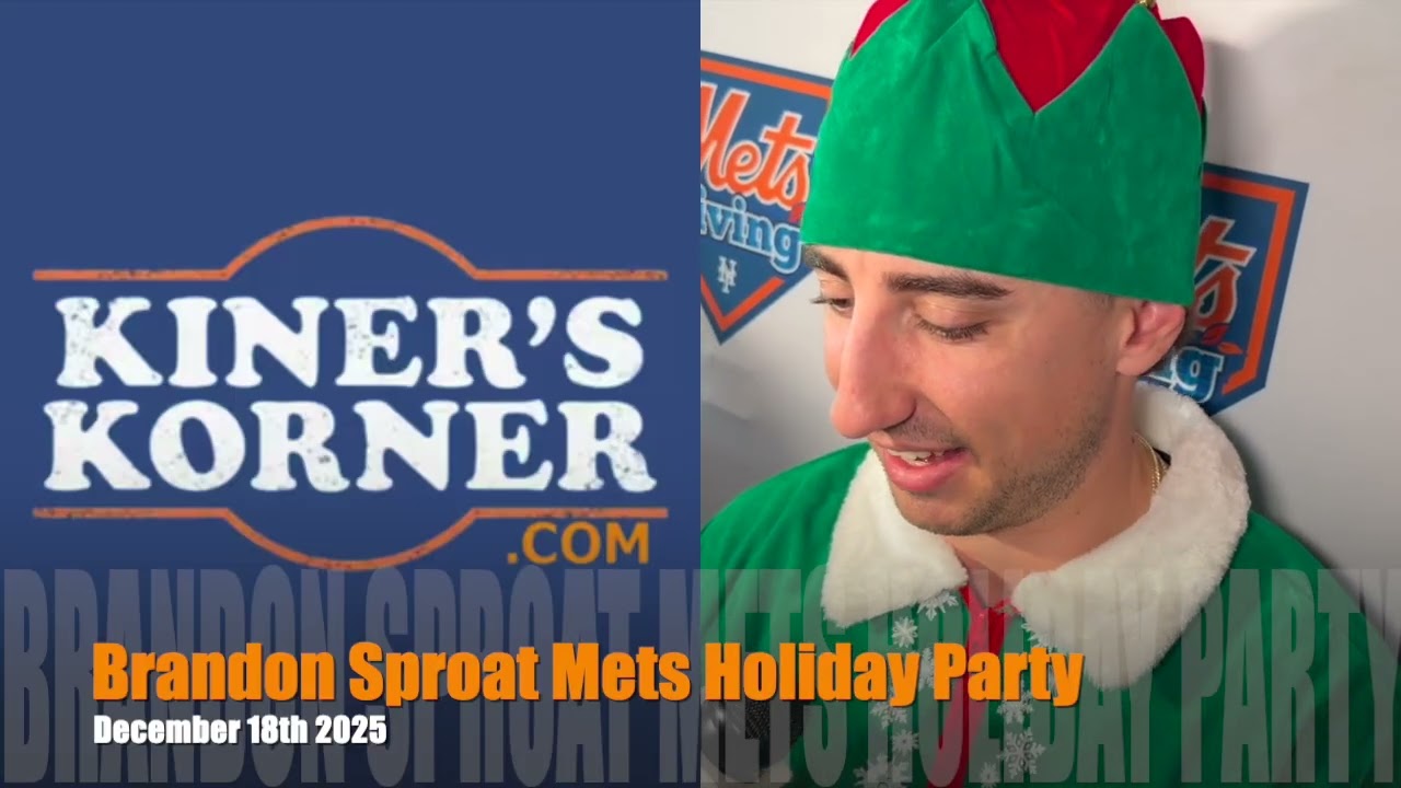 Brandon Sproat New York Mets Holiday Party