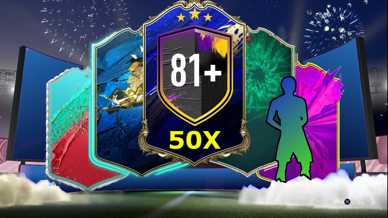 ALL THE COLOURS!! | 50X 81+ DOUBLE UPGRADE PACKS | FIFA 20 ULTIMATE TEAM