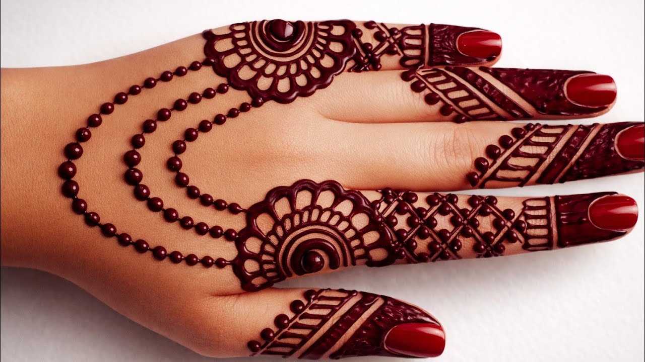 😱🔥easy top Arabic mehndi design-weddingDulhan special #mehndidesign-simple#henna #madhi#eid #mehandi