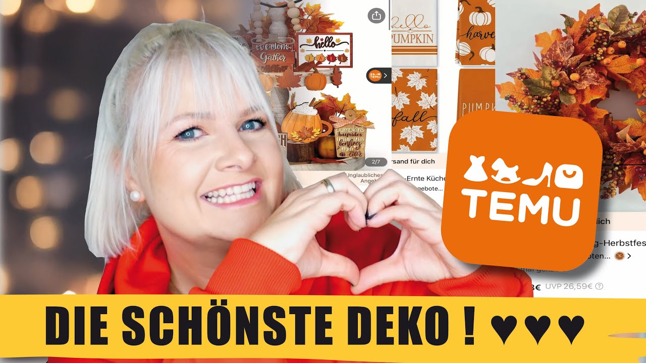 DEKO XL TEMU HAUL💄 Herbstdeko im Test