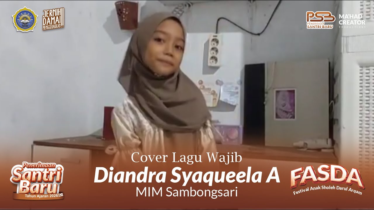 Diandra Syaqueela Archan || MIM Sambongsari || Cover Lagu Wajib