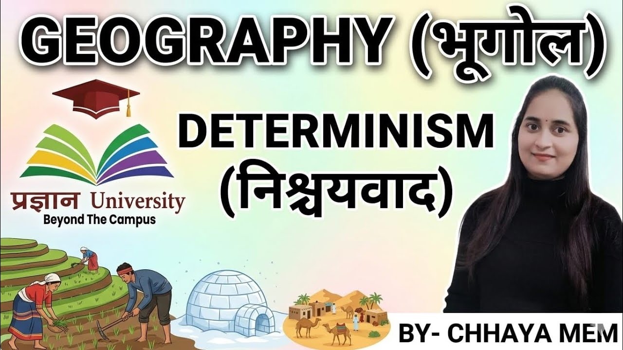 Determinism ( निश्चयवाद ) Geography 