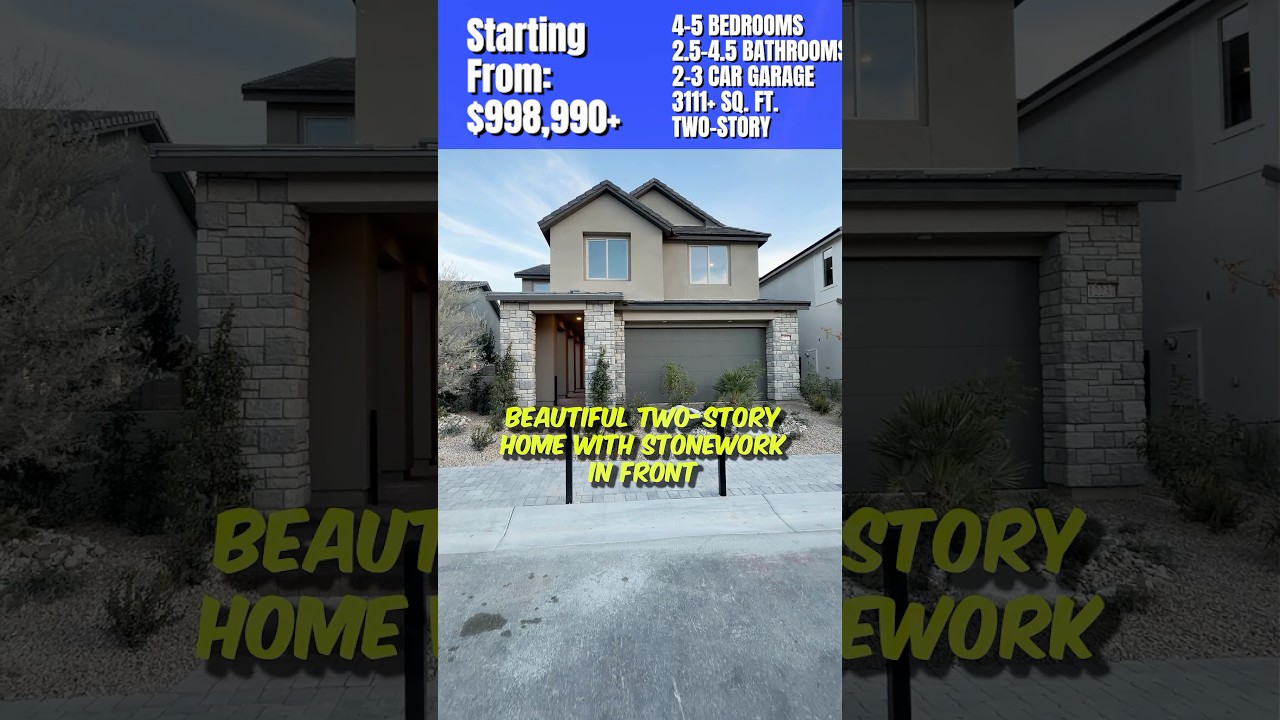New Luxury Two-Story Home in Summerlin, Las Vegas