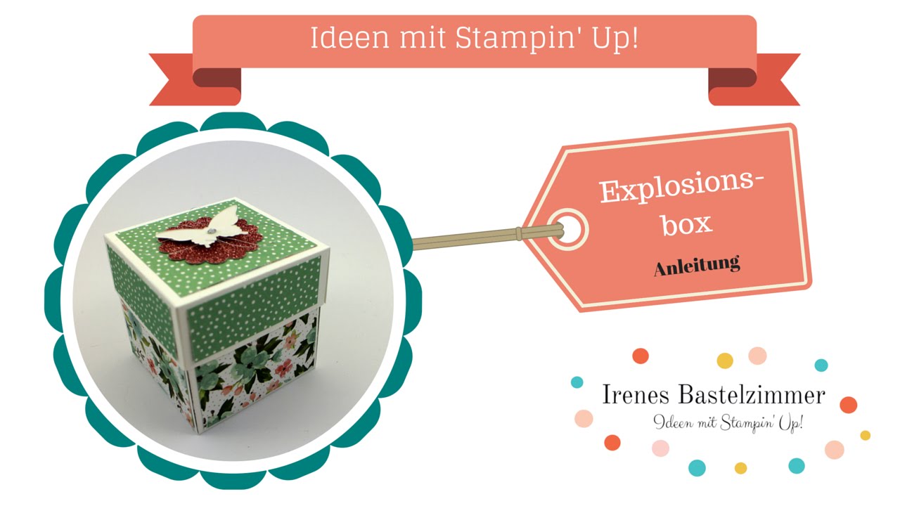 Explosionsbox basteln mit Stampin' Up!***Anleitung*** DIY