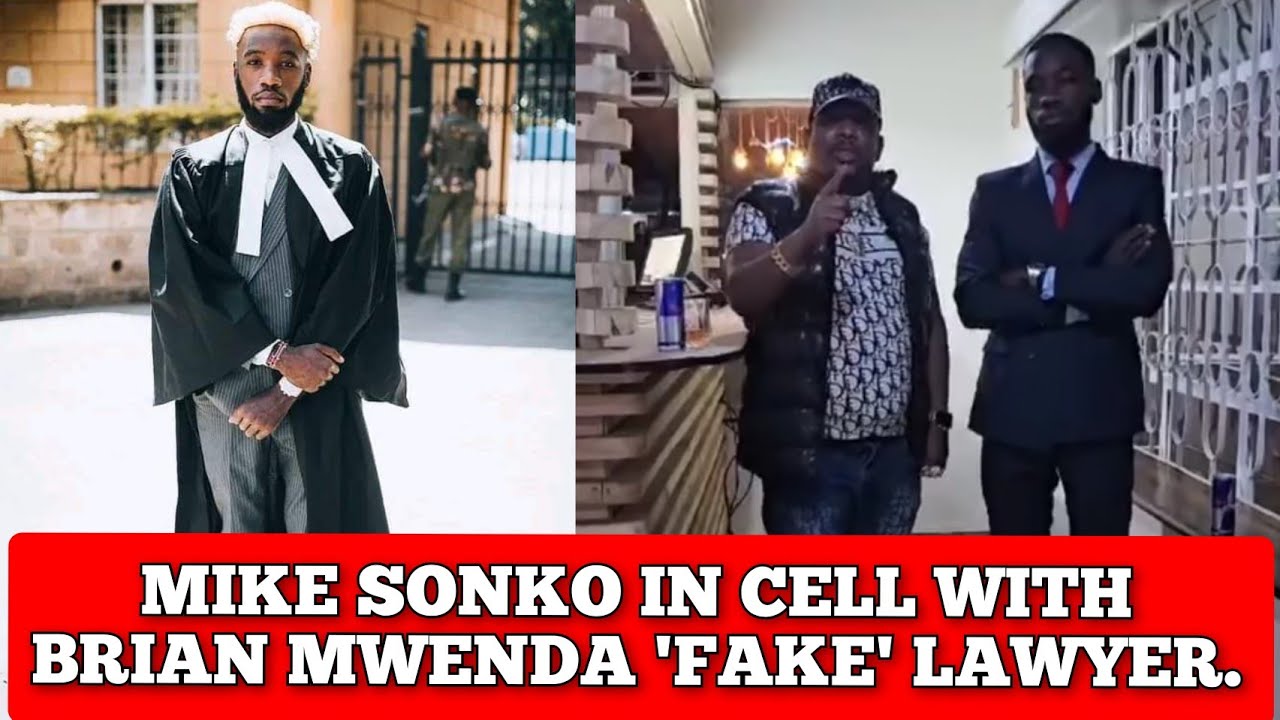 MIKE SONKO IS PRISON WITH FAKE LAWYER BRIAN MWENDA. SEE WHAT SONKO SAID