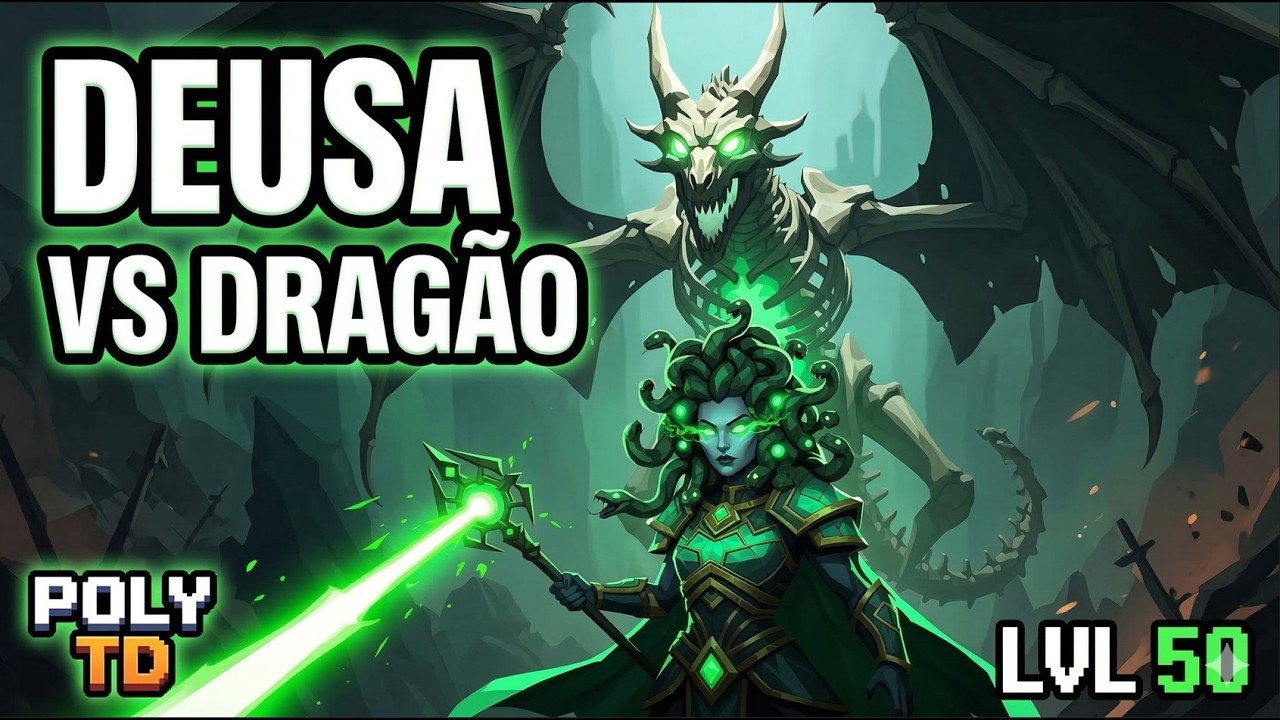LIBEREI UMA PERSONAGEM ÉPICA! | Poly Tower Defense (TD)