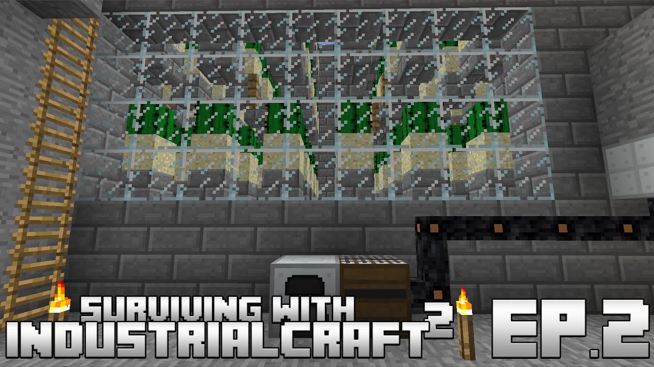 Surviving With IndustrialCraft 2 :: Ep.2 - Infinite Power Generation Using Cactus