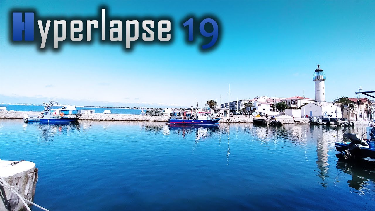 Hyperlapse Walk In Le Grau-du-Roi: The seafront, Le Grau-du-Roi, France