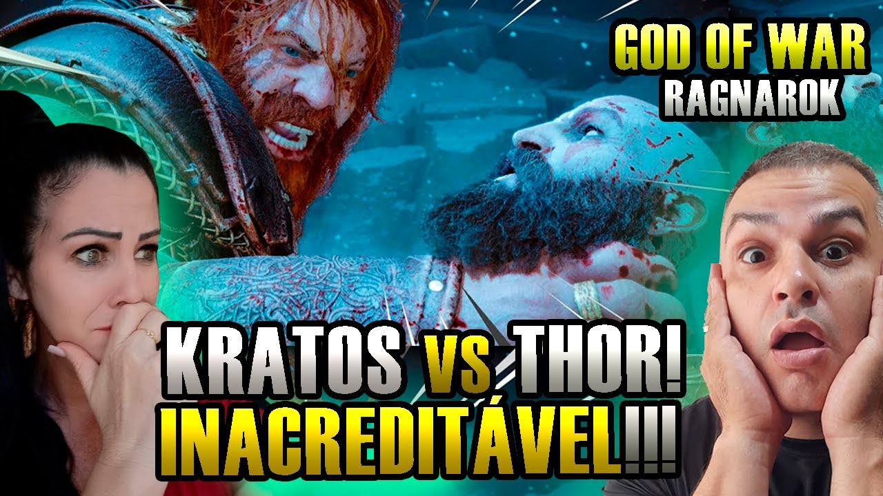 Evangélicos REACT KRATOS VS THOR (GOD OF WAR RAGNAROK) ÉPICO!