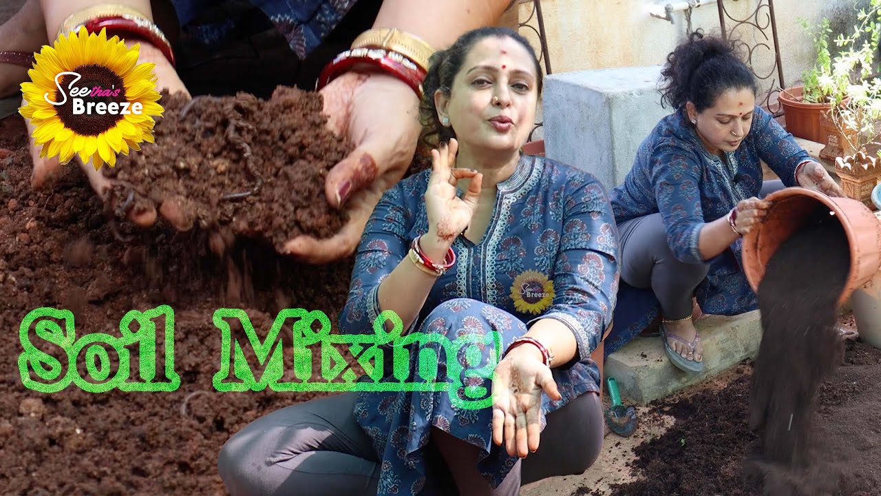 Soil Mixing Rooftop Garden
