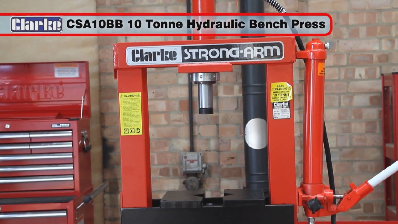 Clarke CSA10BB 10 Tonne Hydraulic Bench Press (Without Kit)