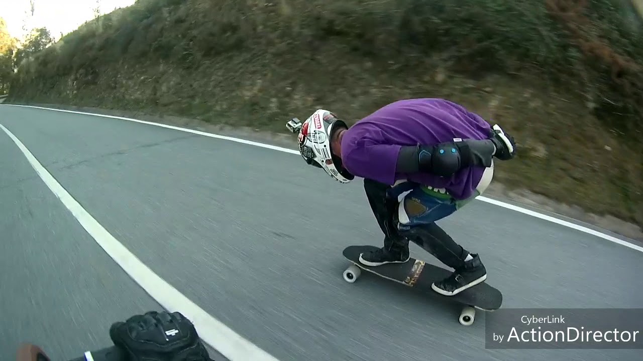 Covas freeride 2017 raw run dh longboard