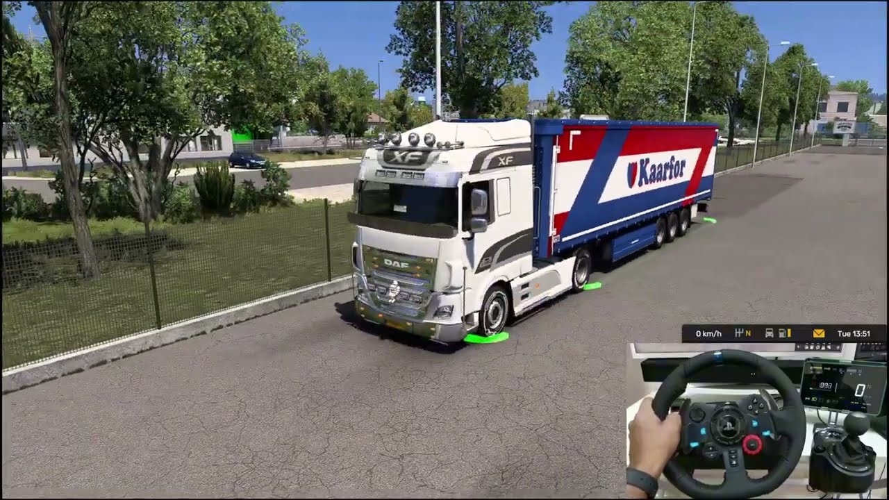 Euro truck simulator 2 | logitech G29 Gameplay Ep_02😎 #eurotrucksimulator2 #ets2 #daf #logitechg29
