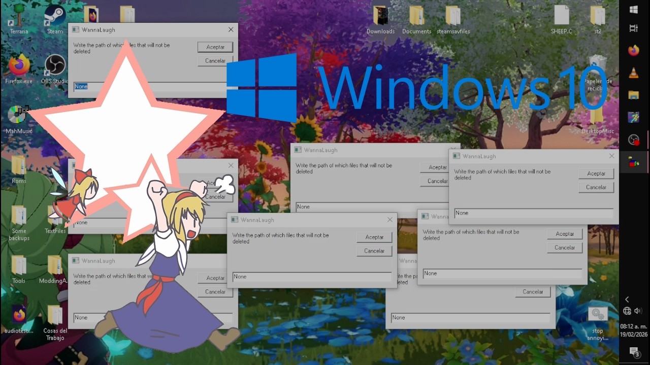 Crazy error running Windows 10 (via VBS)