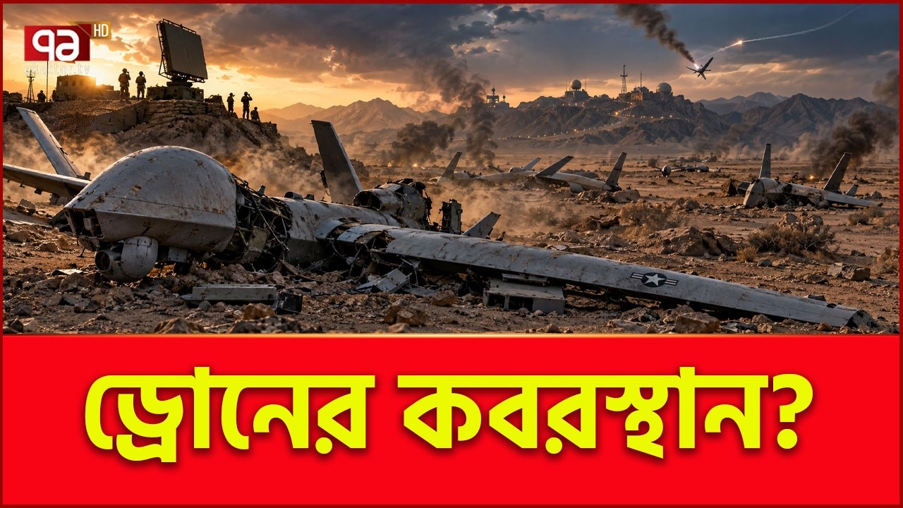 কীভাবে মার্কিন ড্রোন ফেলছে ইরান? | Iran vs USA | Military Power | Ekattor TV