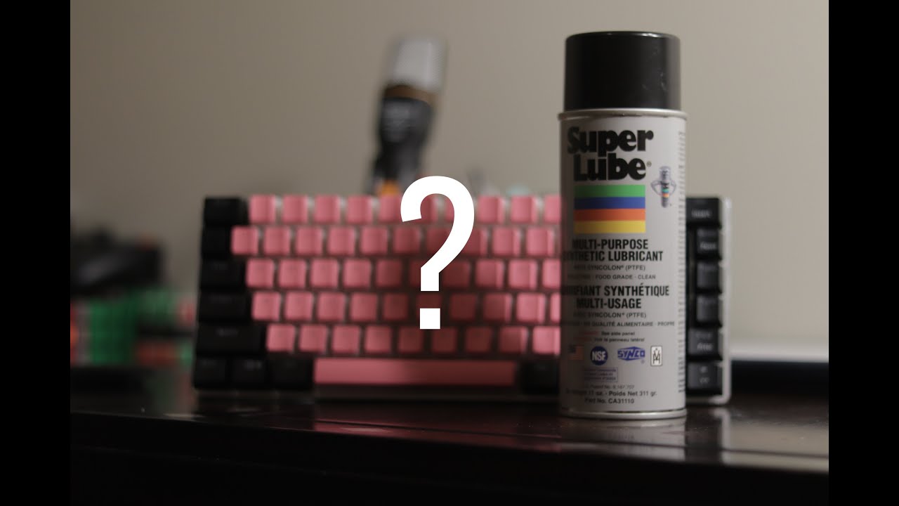 Should You Spray Lube Your Keyboard Switches?