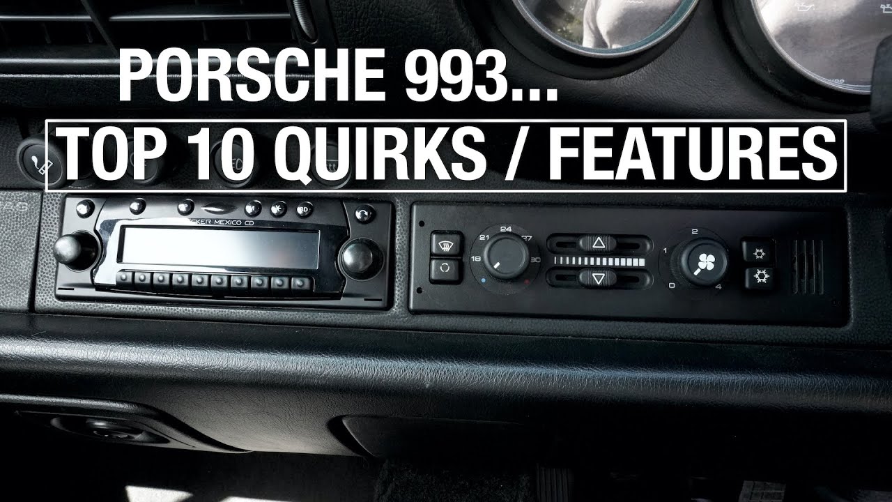 Top 10 Quirks / Features of the Porsche 911 993!
